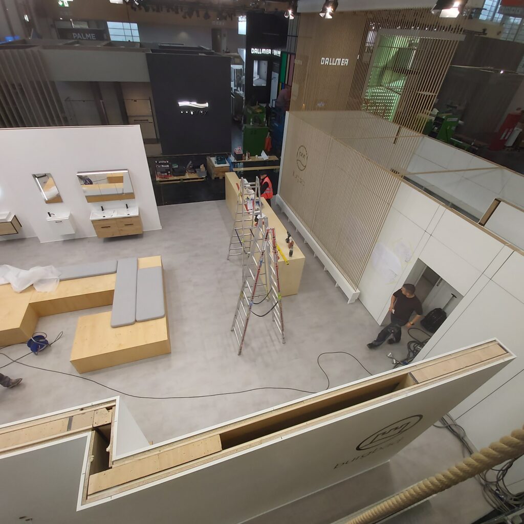 Standbau auf Messen