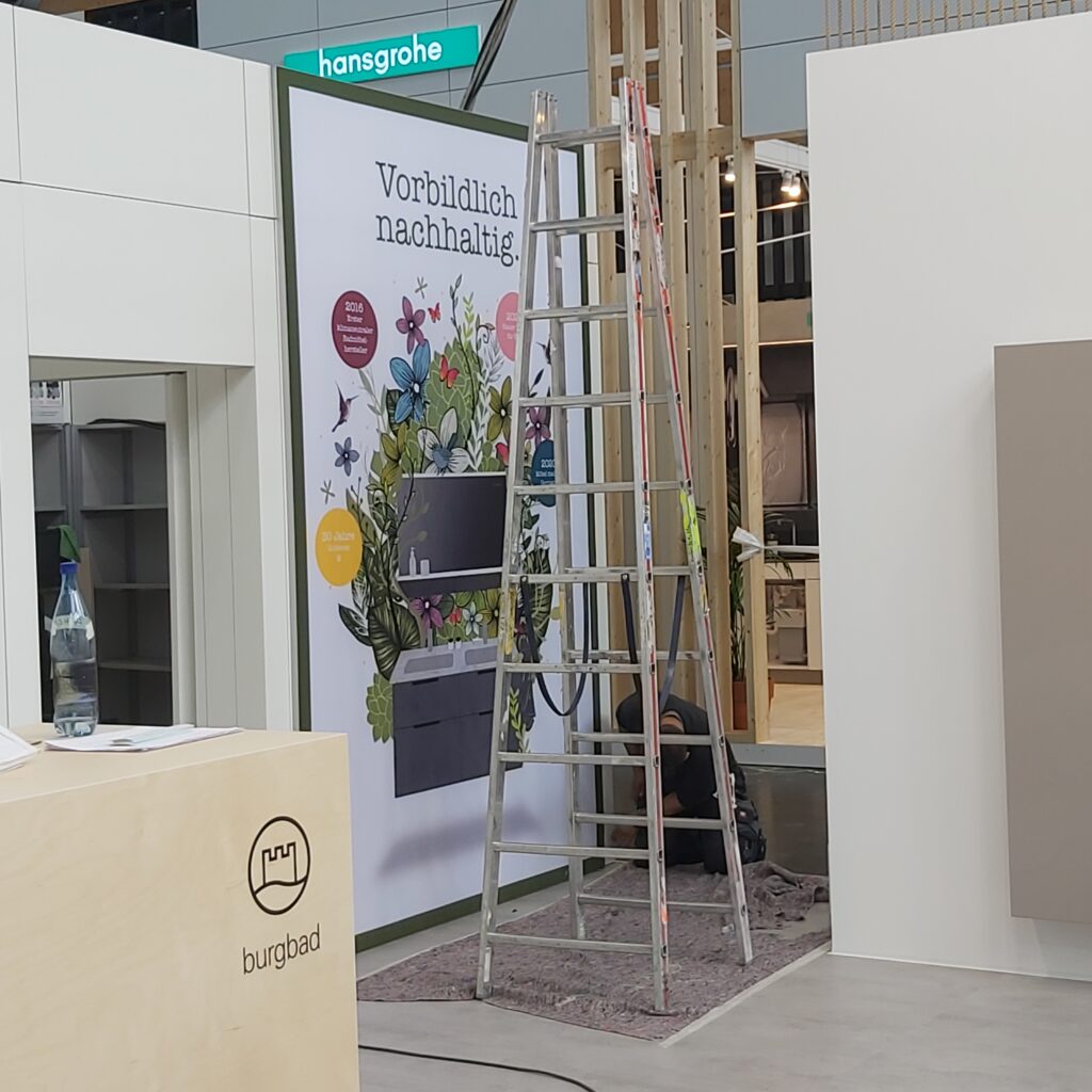 Standbau auf Messen