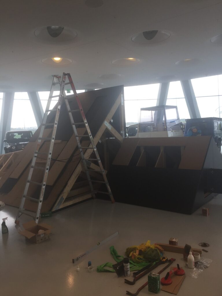 Mercedes Museum Montage