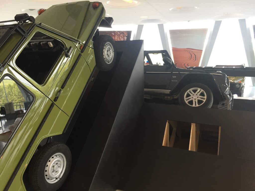 Mercedes Museum Montage