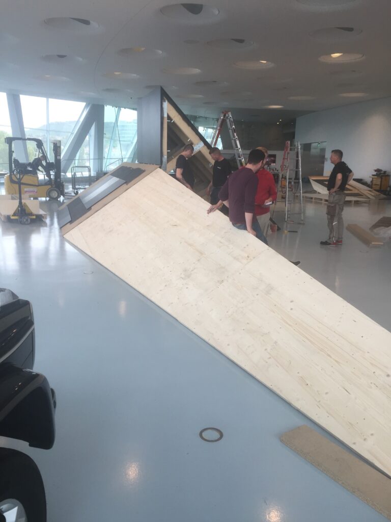 Mercedes Museum Montage