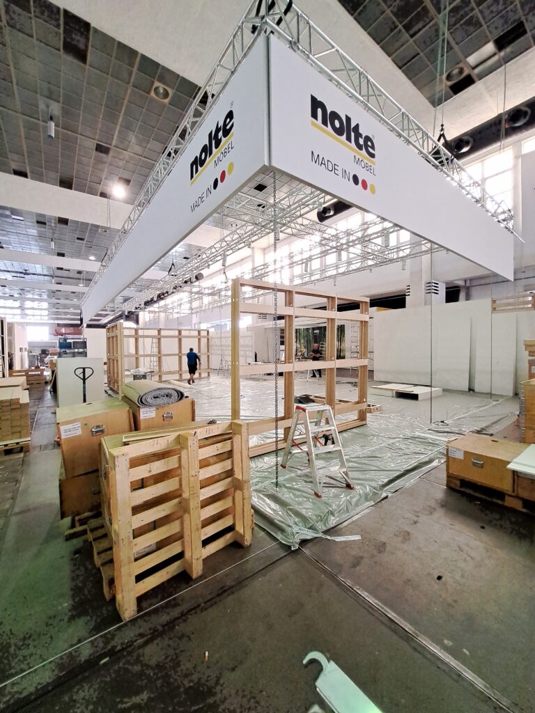Standbau auf Messen